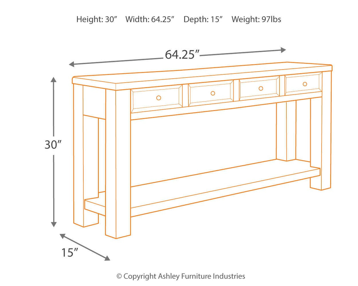 Gavelston Console Table by Ashley - image 4