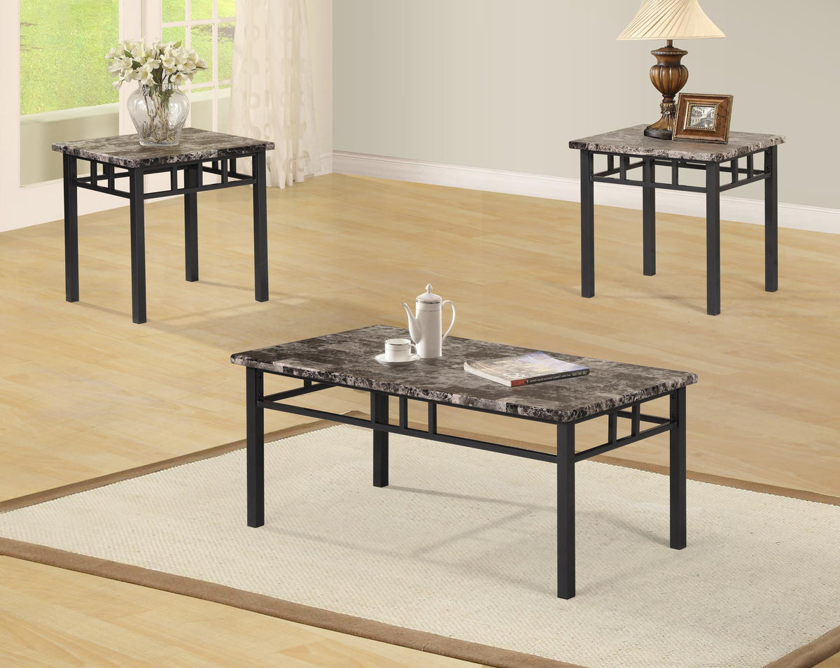 Brown 3-Piece Table Set (T759)
