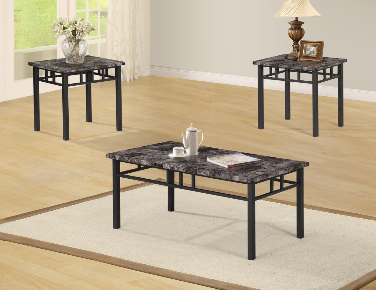 Gray 3-Piece Table Set (T761)