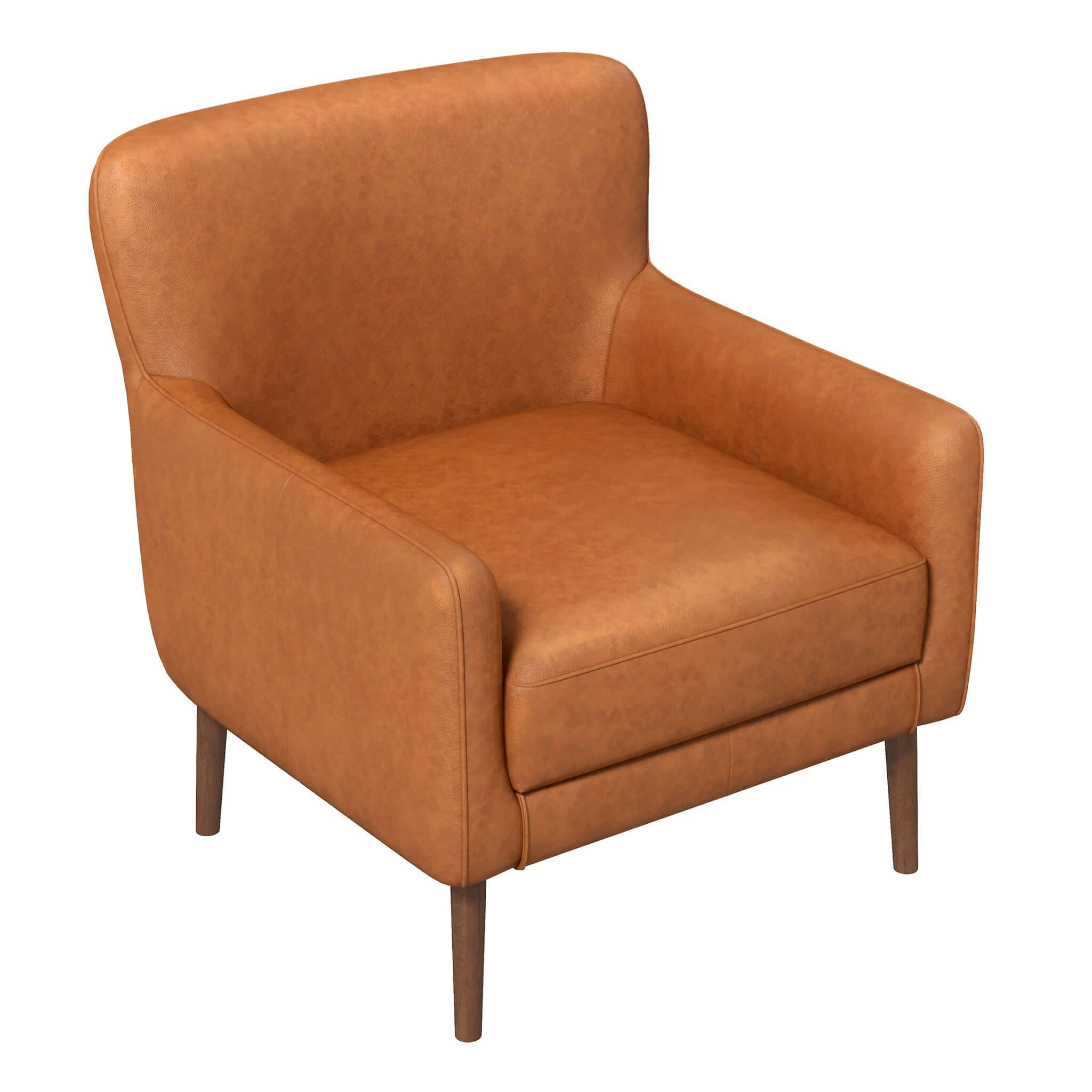 Otio Tan Leather Lounge Chair