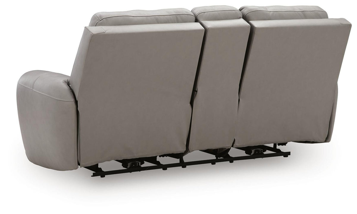 Real Reclining Loveseat by Ashley - image 6