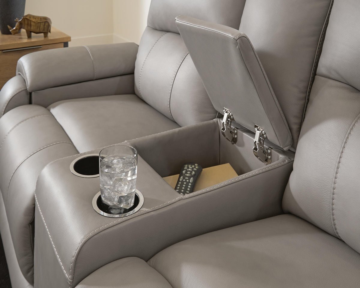 Real Reclining Loveseat by Ashley - image 14