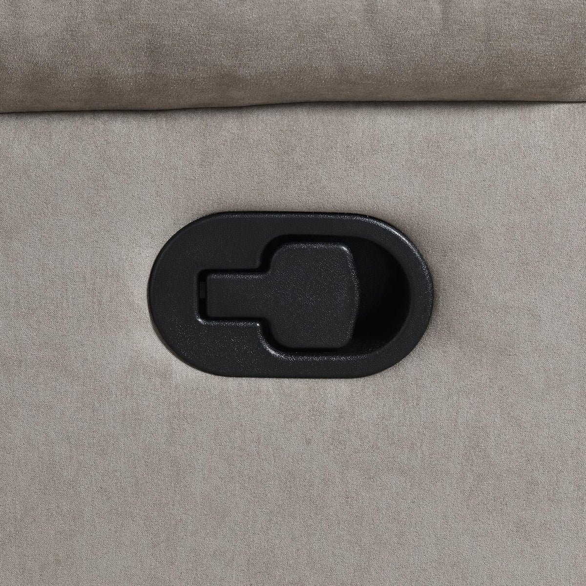 Gray & Charcoal Motion Sofa with Wireless Charging