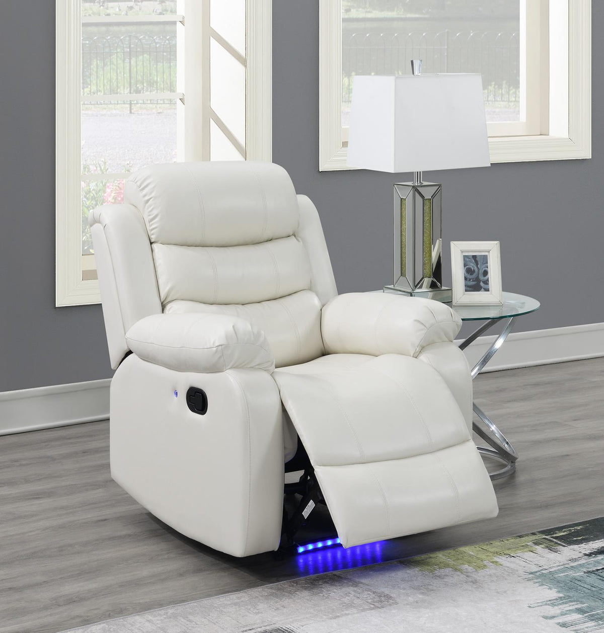 White LED Motion Sofa Collection