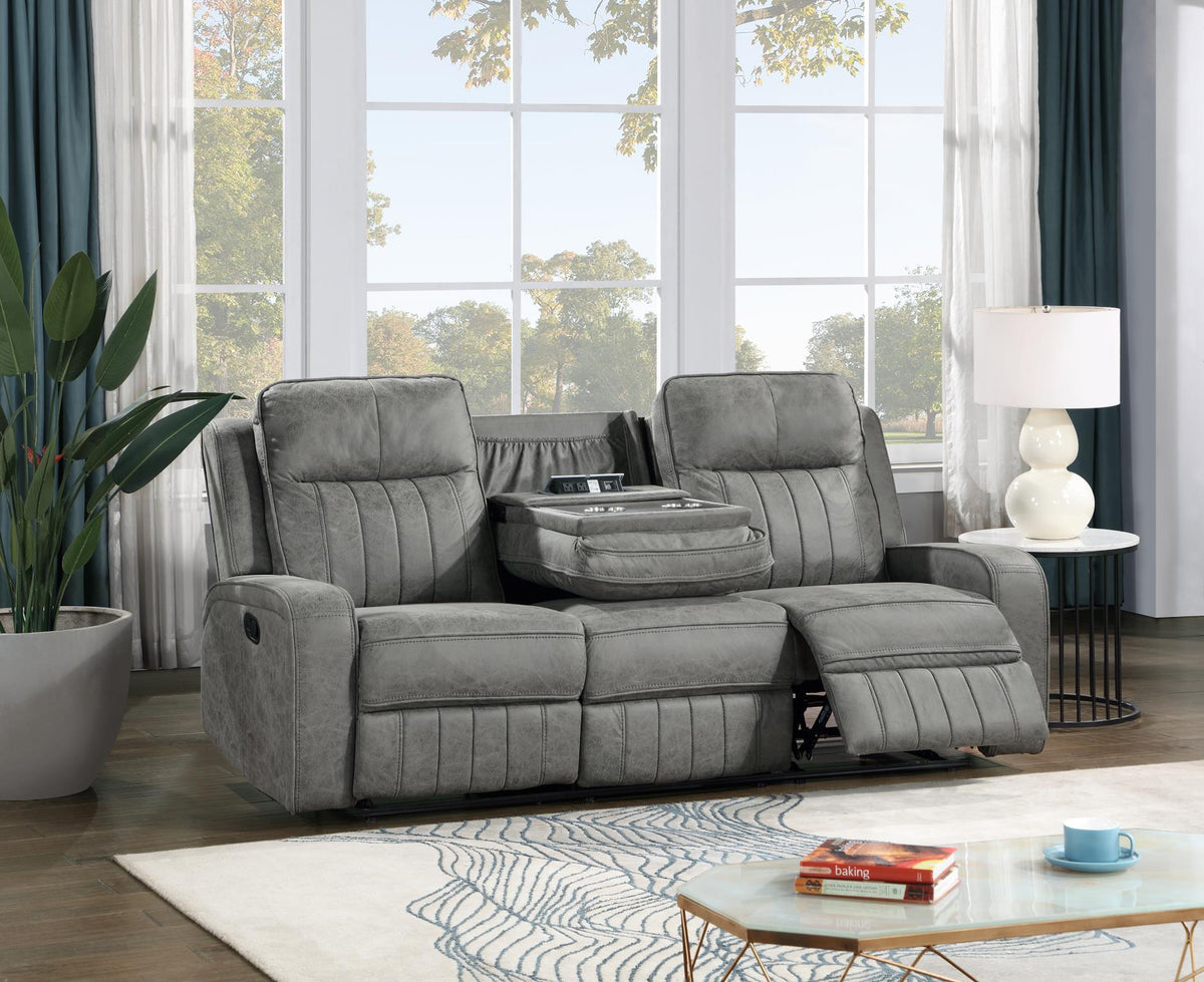 Gray Motion Loveseat