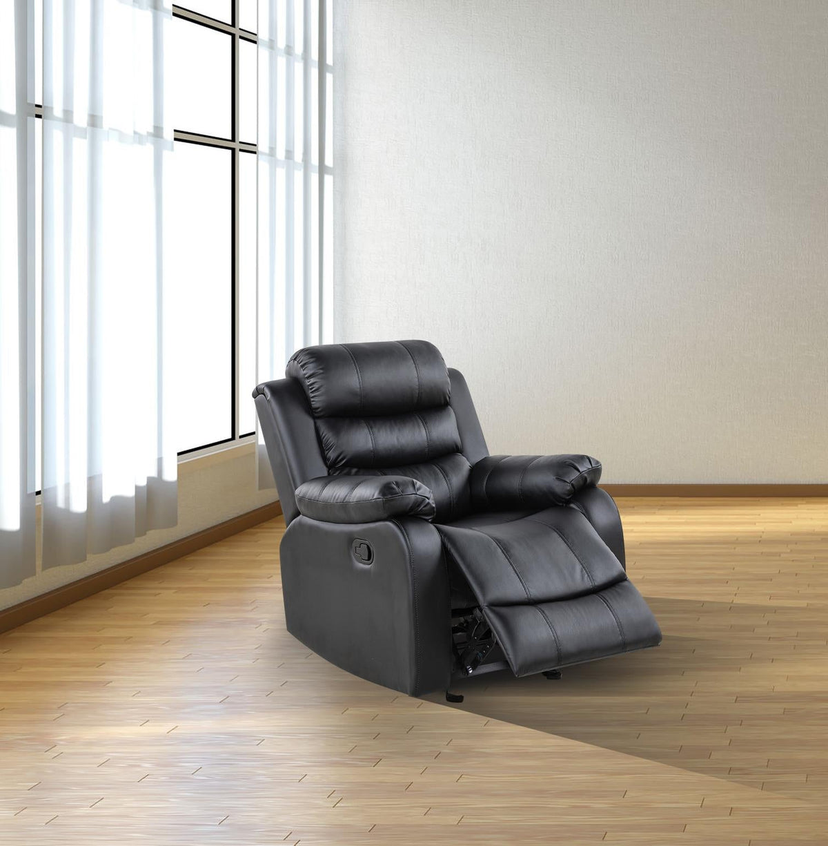 Black Motion Sofa, Loveseat & Chair