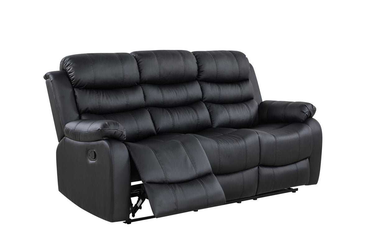 Black Motion Sofa, Loveseat & Chair