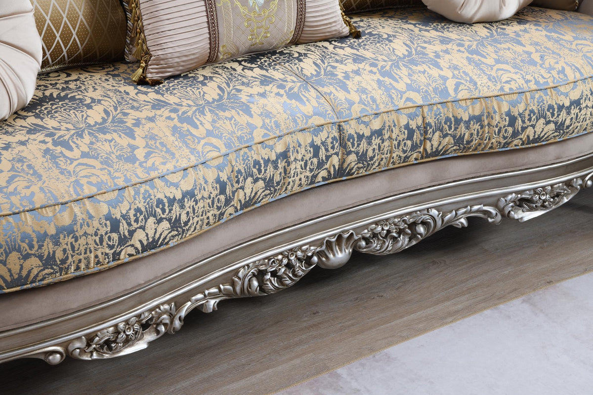 Traditional Brown Sofa & Loveseat Collection