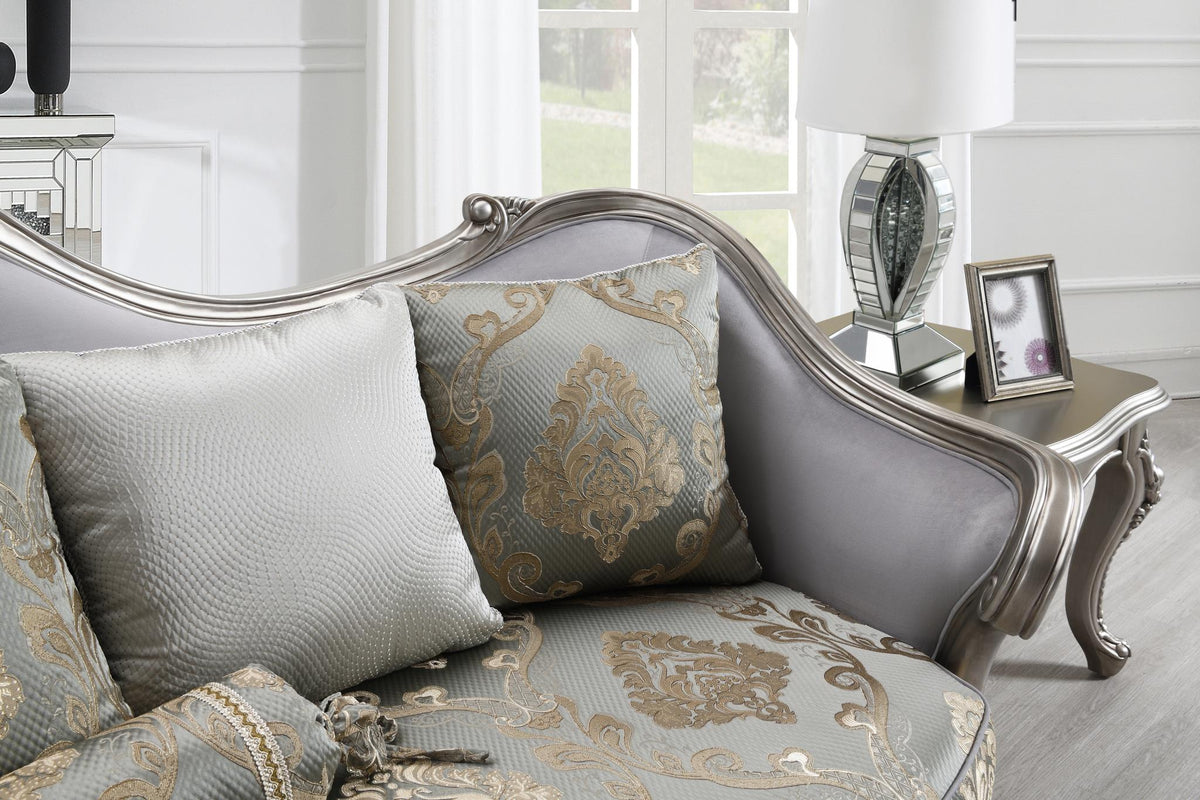 Traditional Gray Sofa & Loveseat Collection
