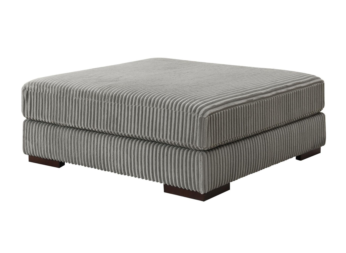Gray Modular Sectional with Speaker Console