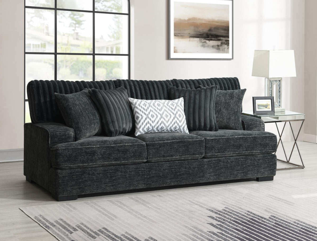 Charcoal Upholstered Seating Group