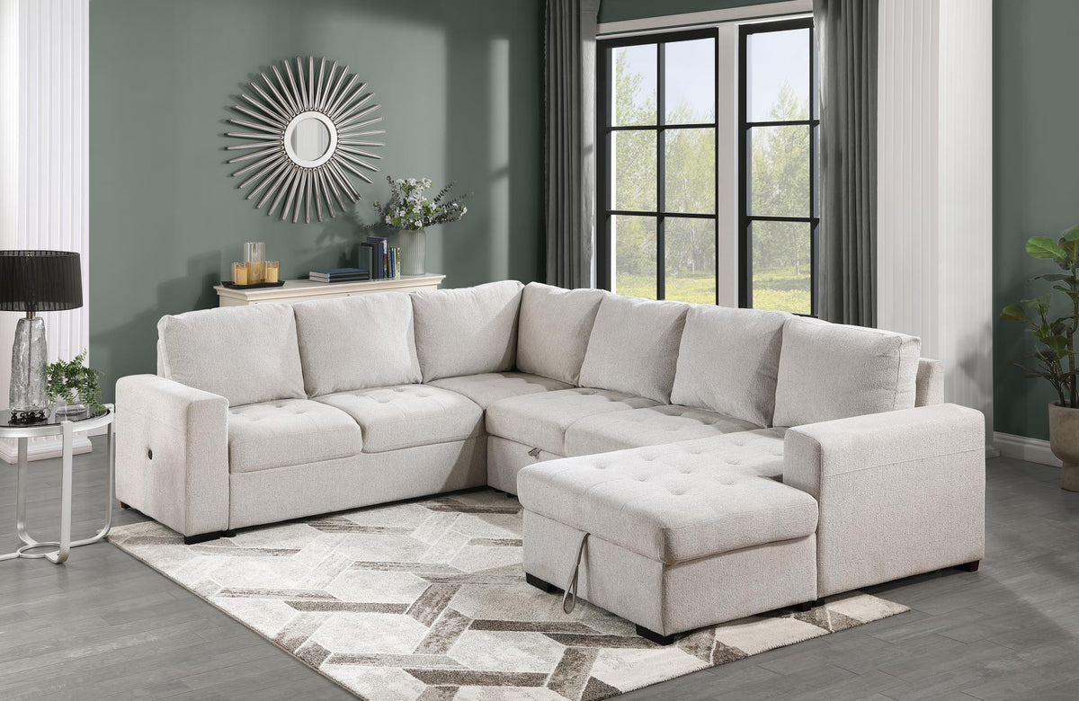 Linen 3-Piece Sectional
