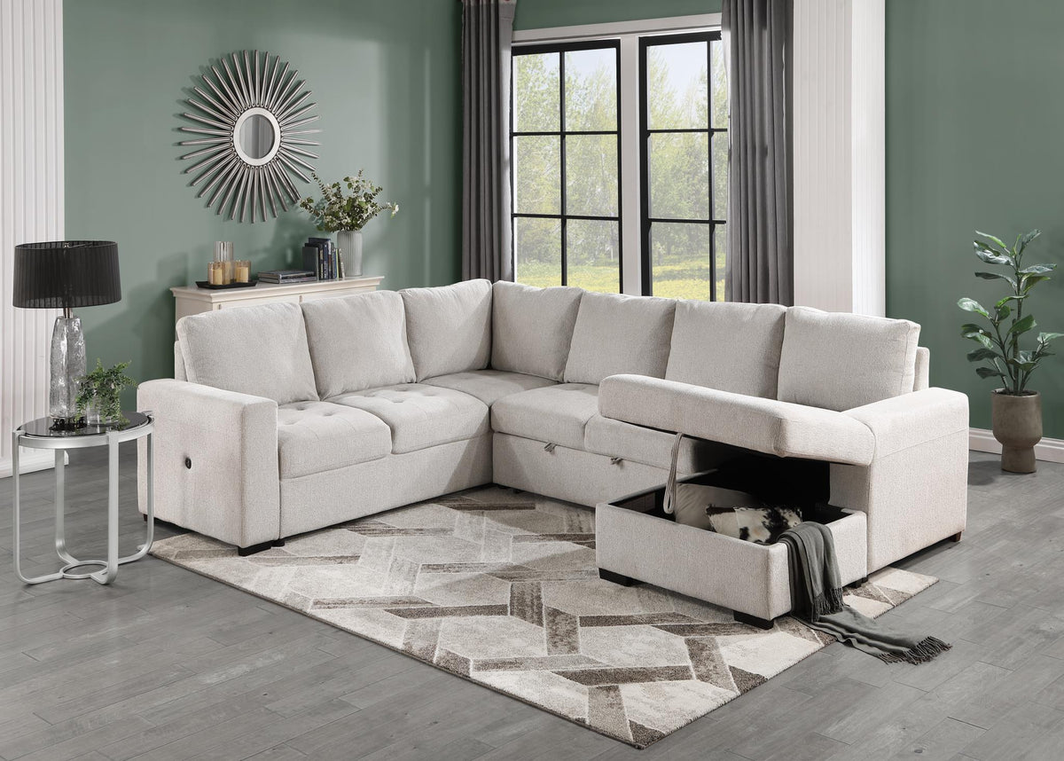 Linen 3-Piece Sectional