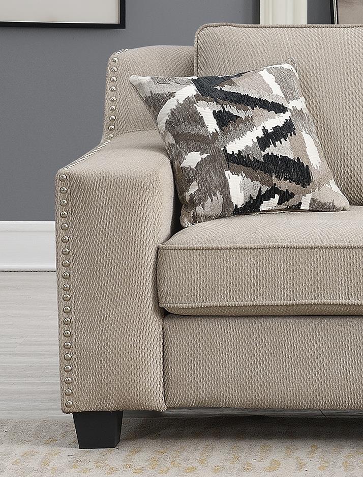 Sand 2-Piece Sectional with Armless Chair