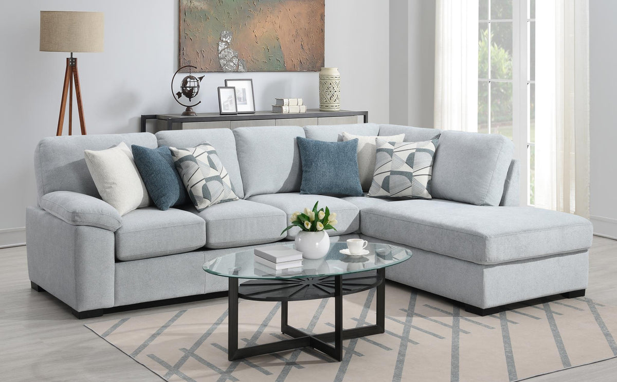 Blue 2-Piece Sectional