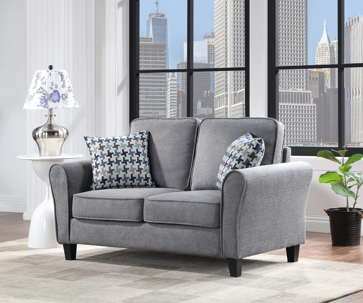 Dark Gray Sofa, Loveseat & Chair