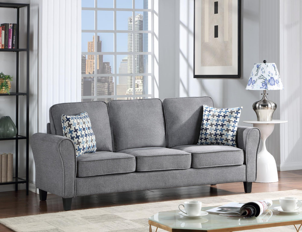 Dark Gray Sofa, Loveseat & Chair