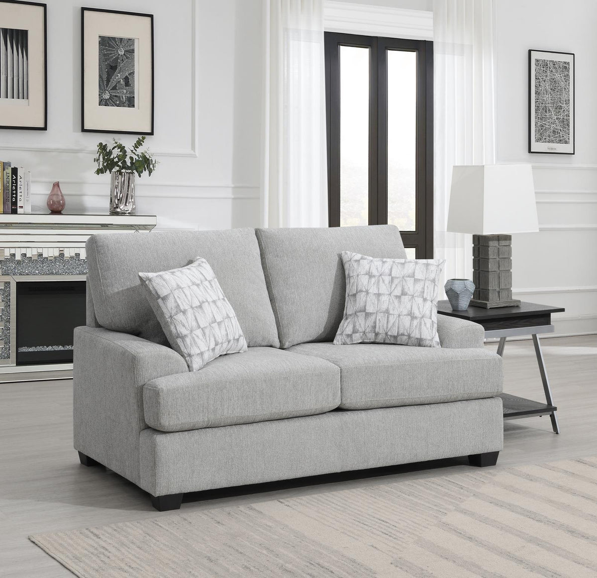 Gray Sofa, Loveseat & Chair Collection