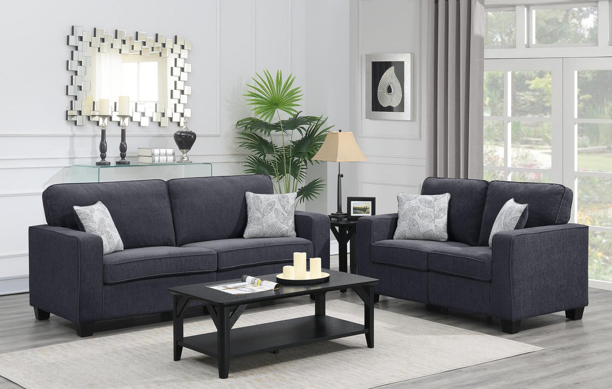 Slate Gray Sofa, Loveseat & Chair