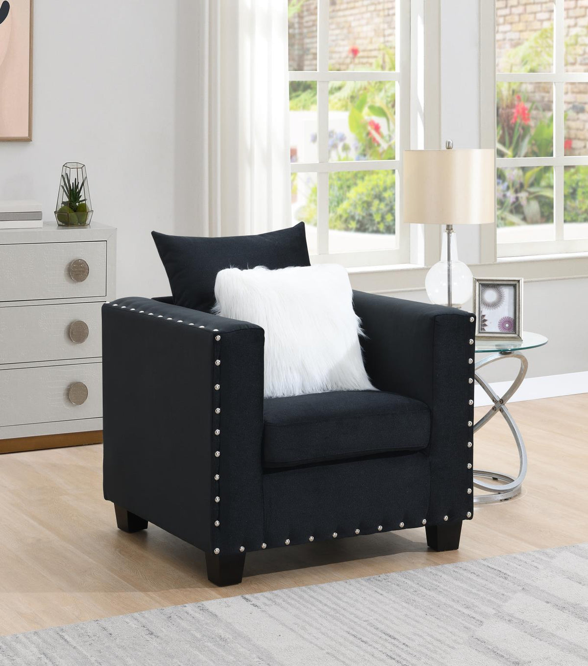Black Contemporary Sofa Collection
