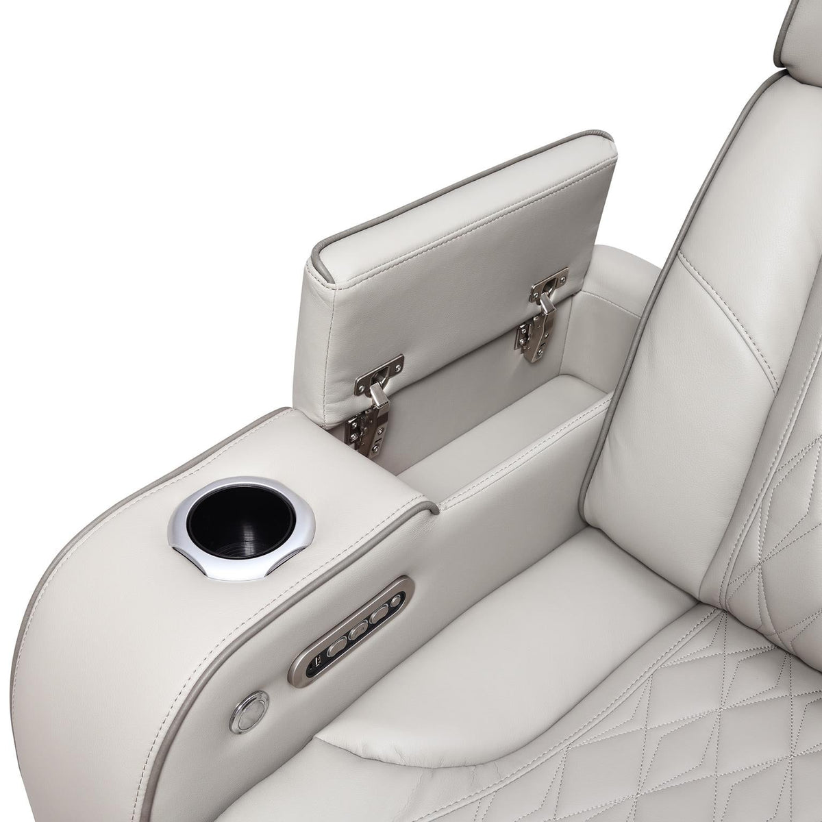 Gray Power Reclining Collection with Heat & Massage