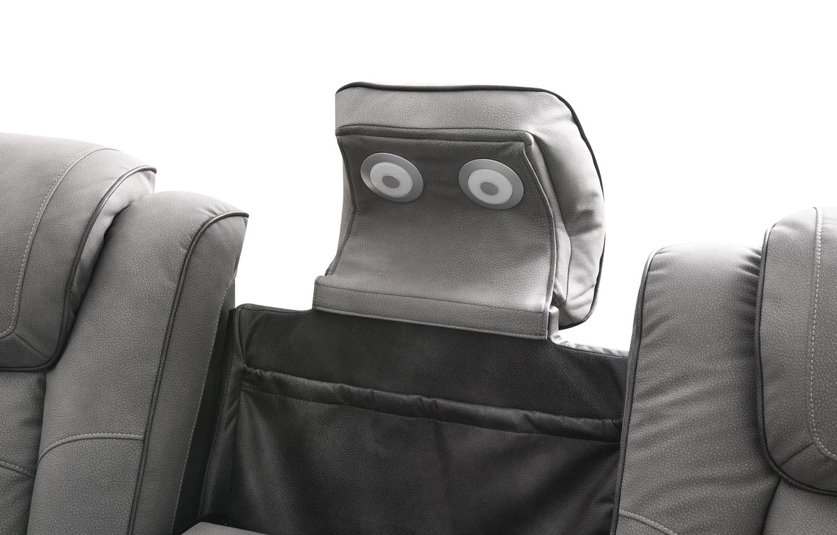 Slate Power Reclining Collection with USB Charging