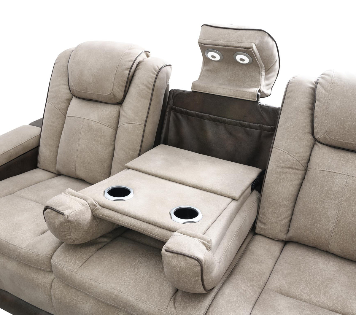 Sand Power Reclining Collection with USB Charging