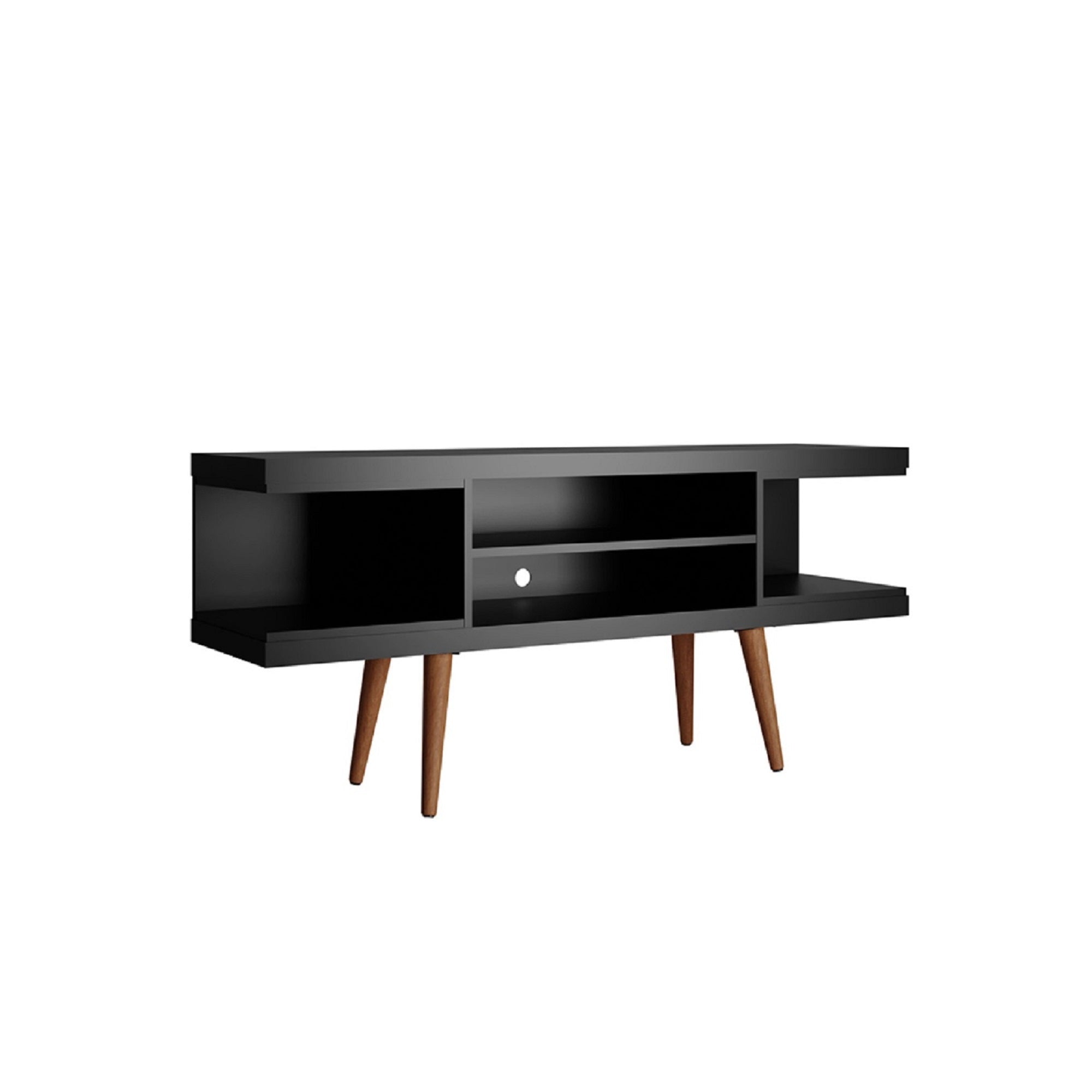 Utopia Free-Standing Black TV Stand