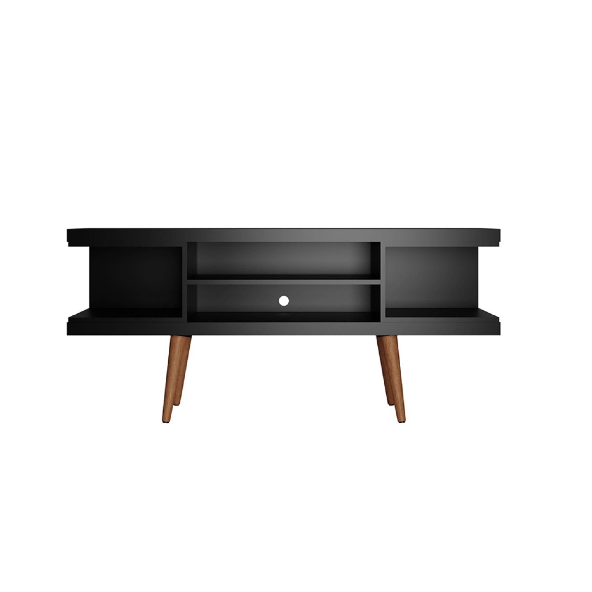 Utopia Free-Standing Black TV Stand
