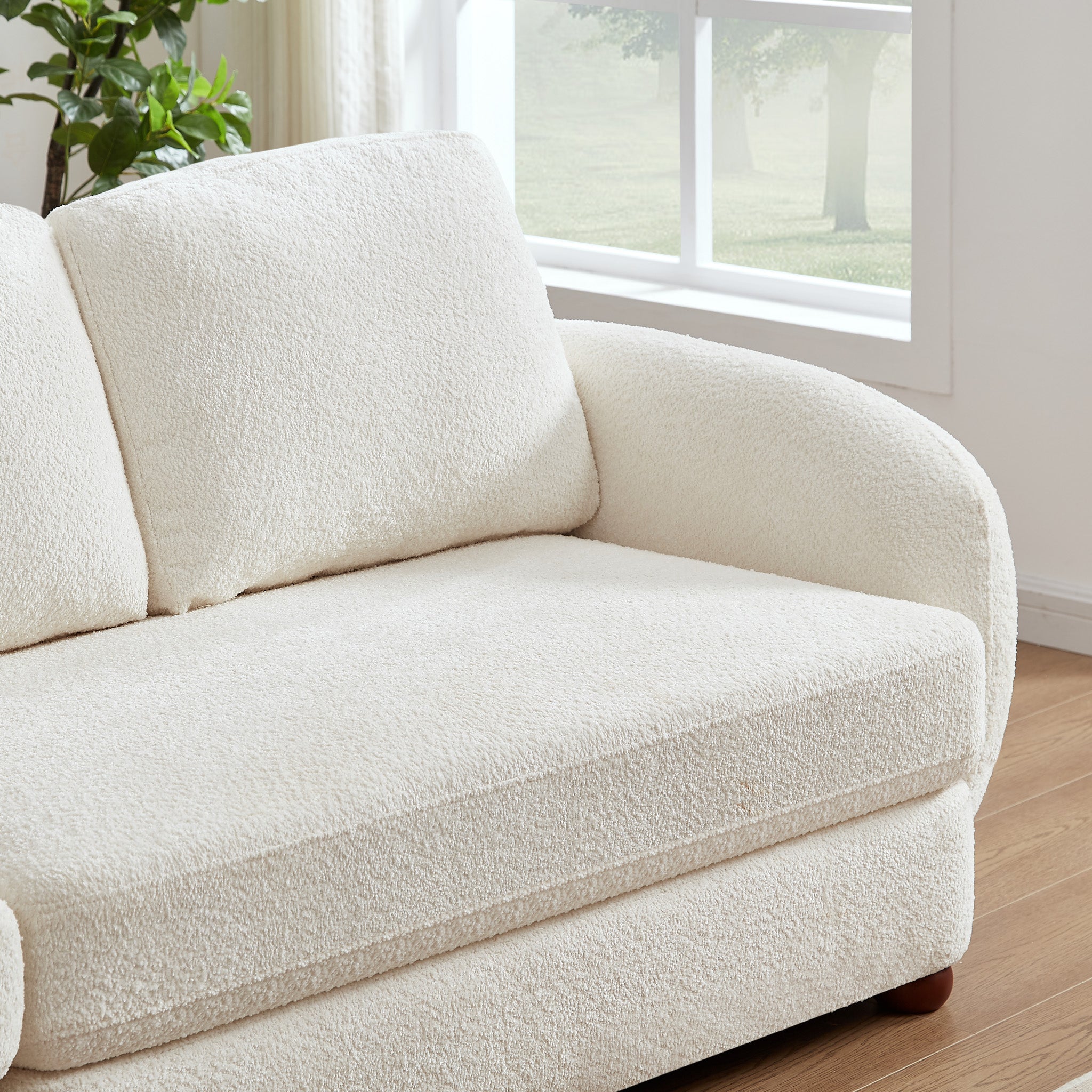 Virgil Cream Boucle Sofa