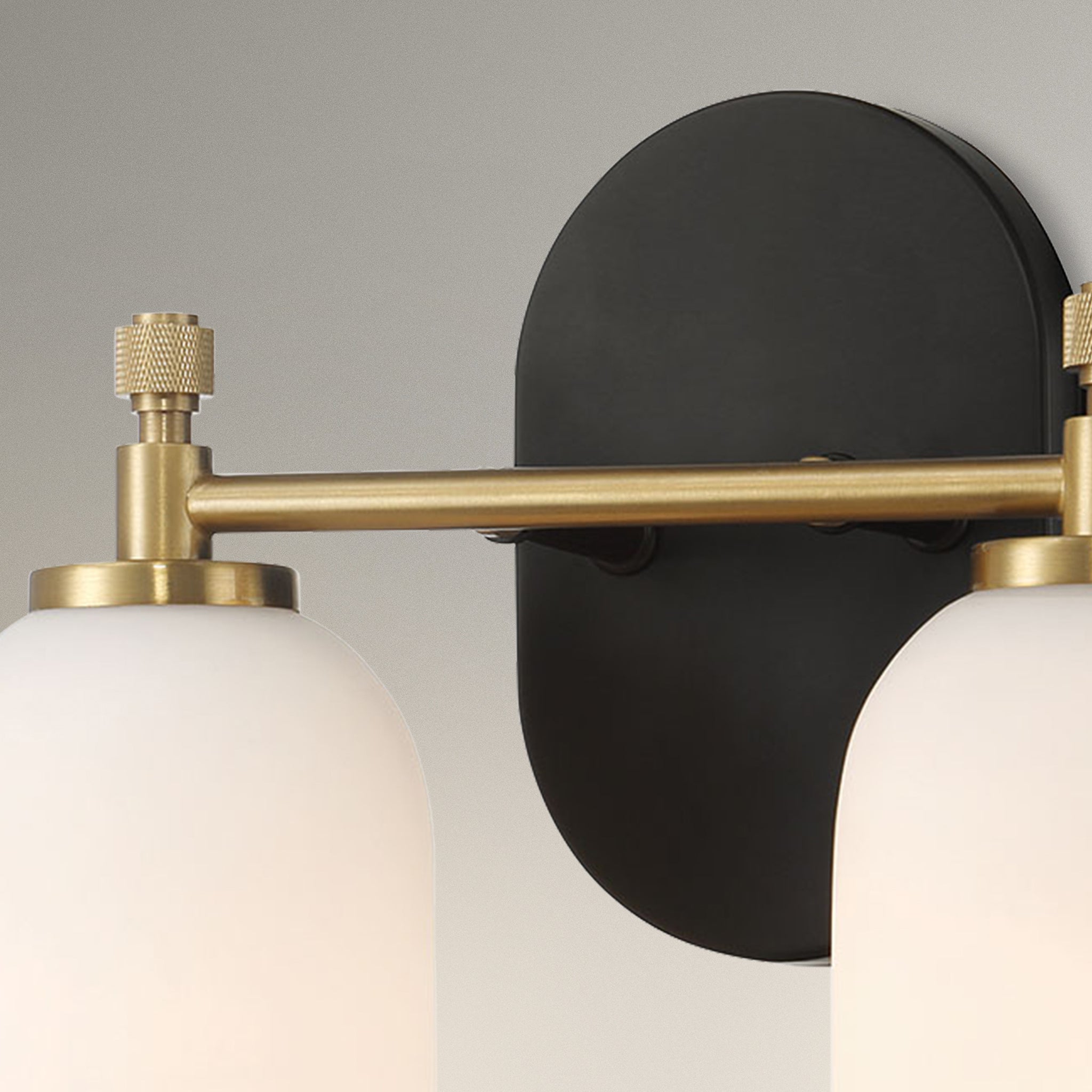 Dublin Two Lights Vanity in Traditional Style for Over Bathroom Mirror Wall Sconce 12.25"W × 10.125"H × 5.5"E With White Frosted Glass