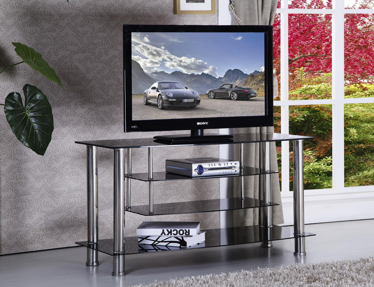 Black TV Stand (W502)