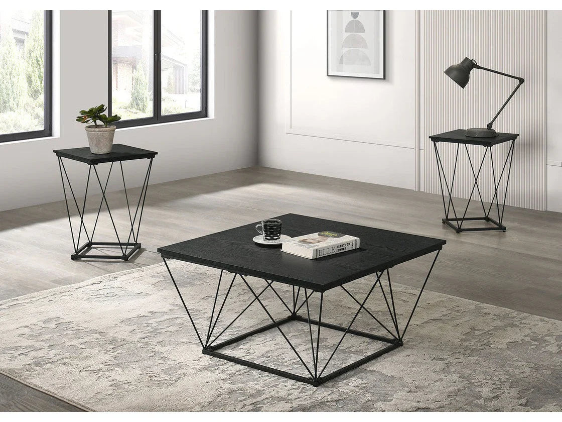 Whetstone Black 3 Pc. Table Set