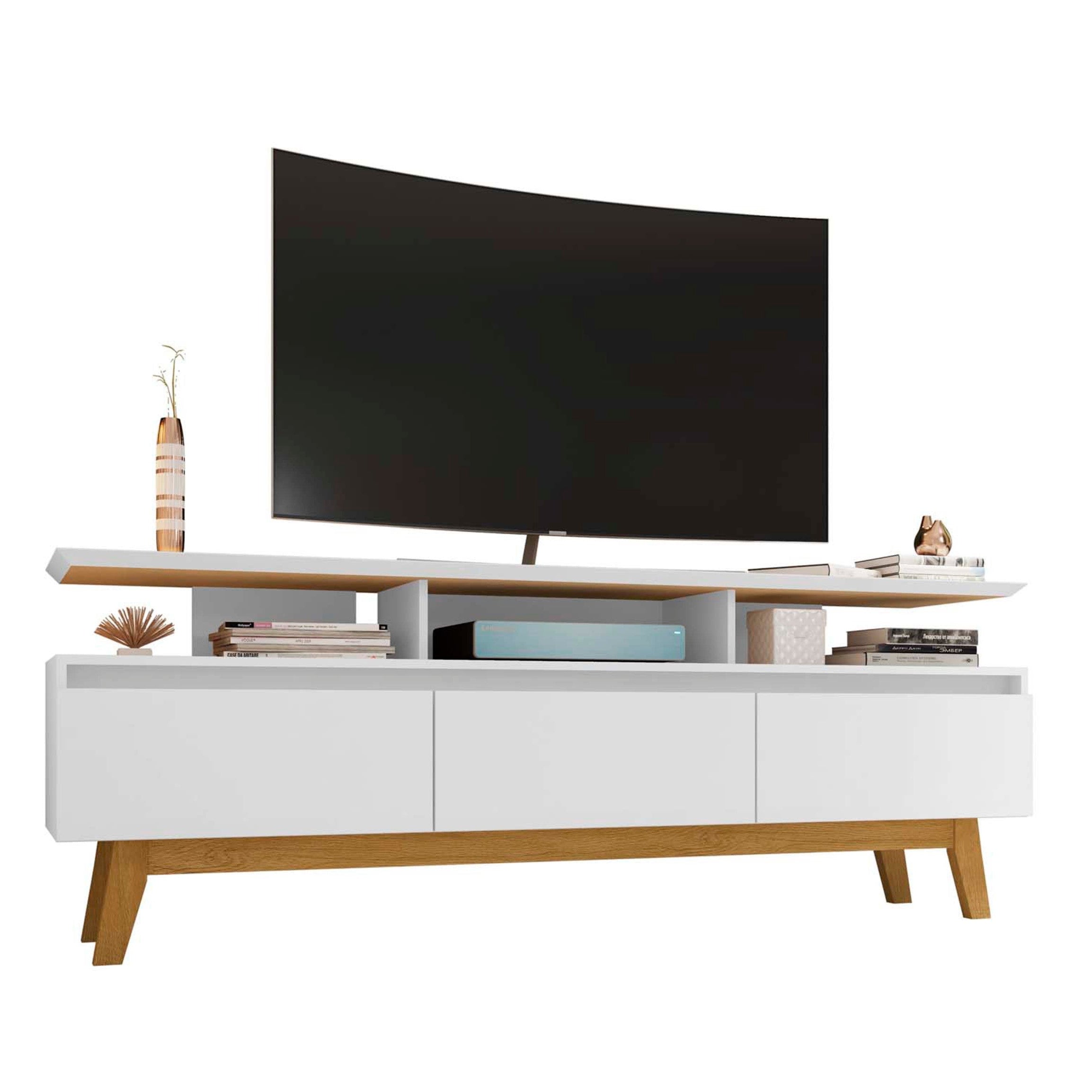 Yonkers 70.86 TV Stand - White