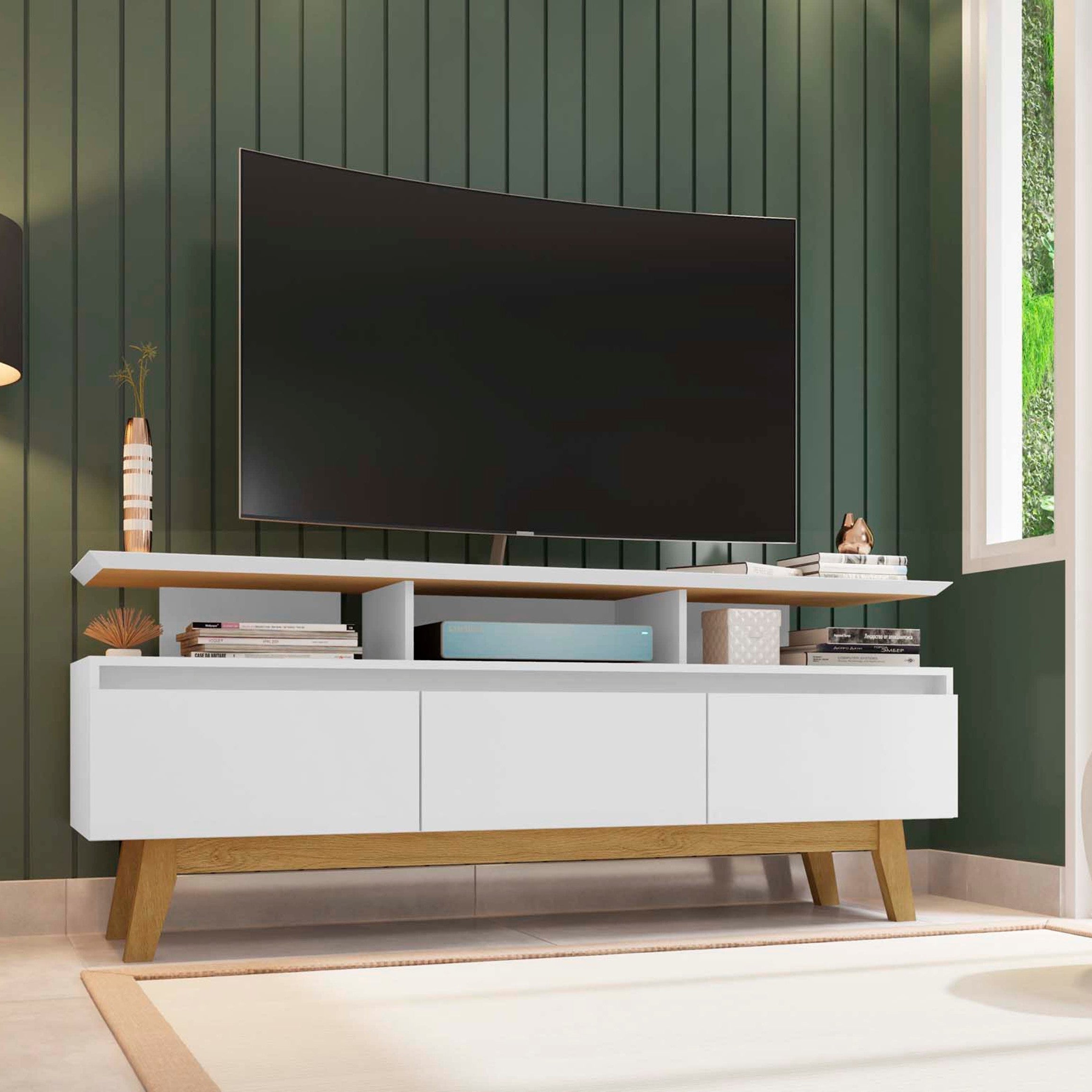 Yonkers TV Stand - White