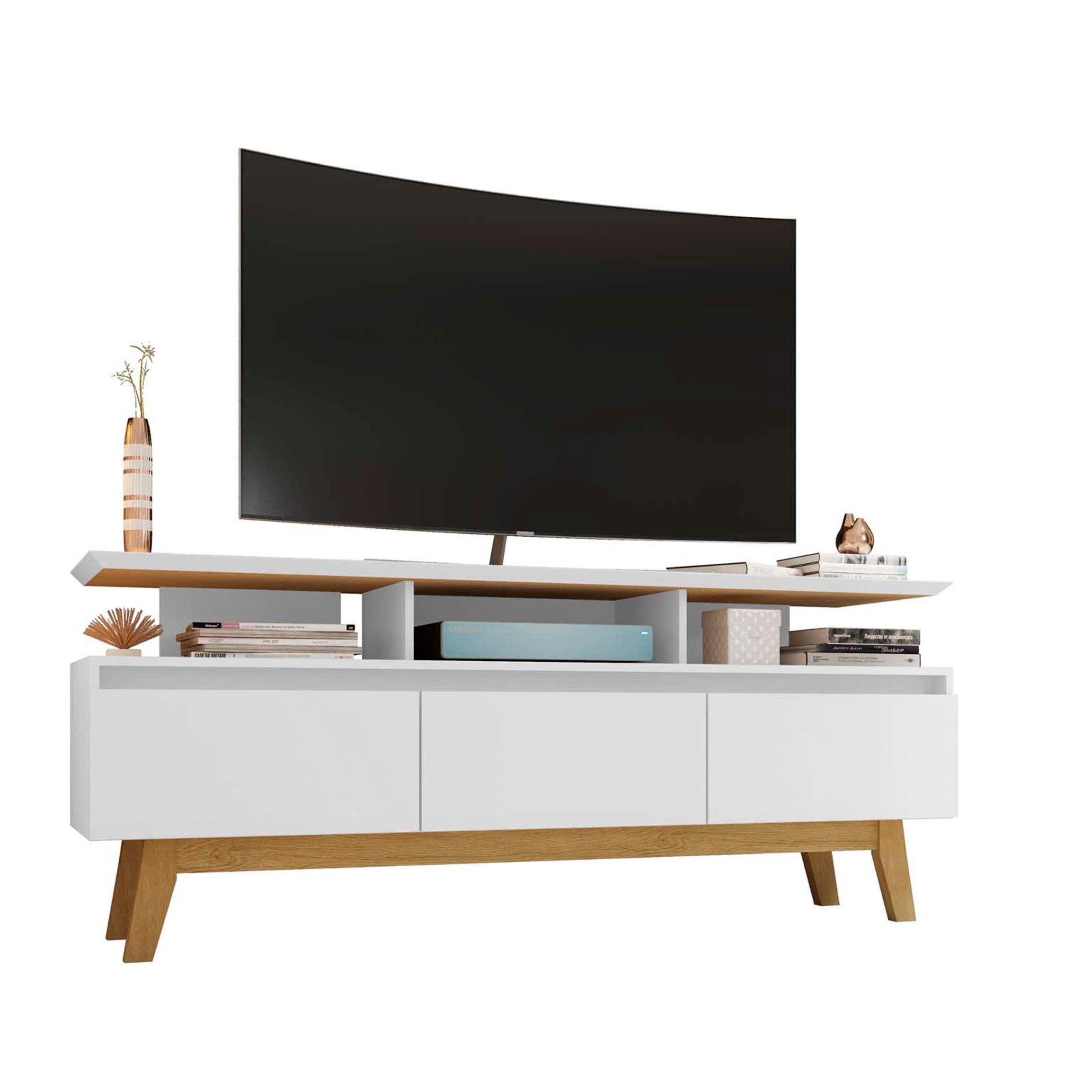 Yonkers TV Stand - White