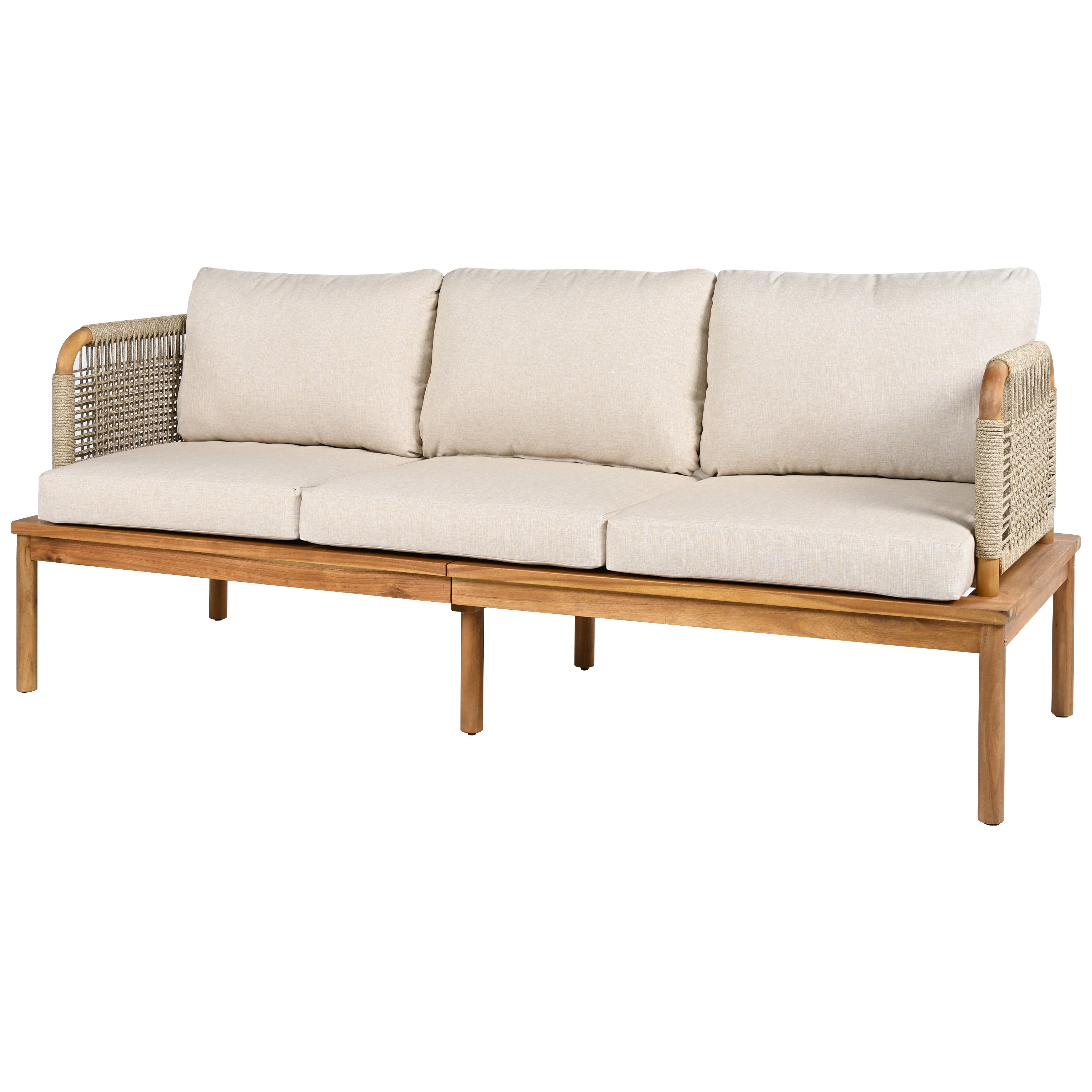 Outdoor Sofa Set Rope Detail 5-Piece