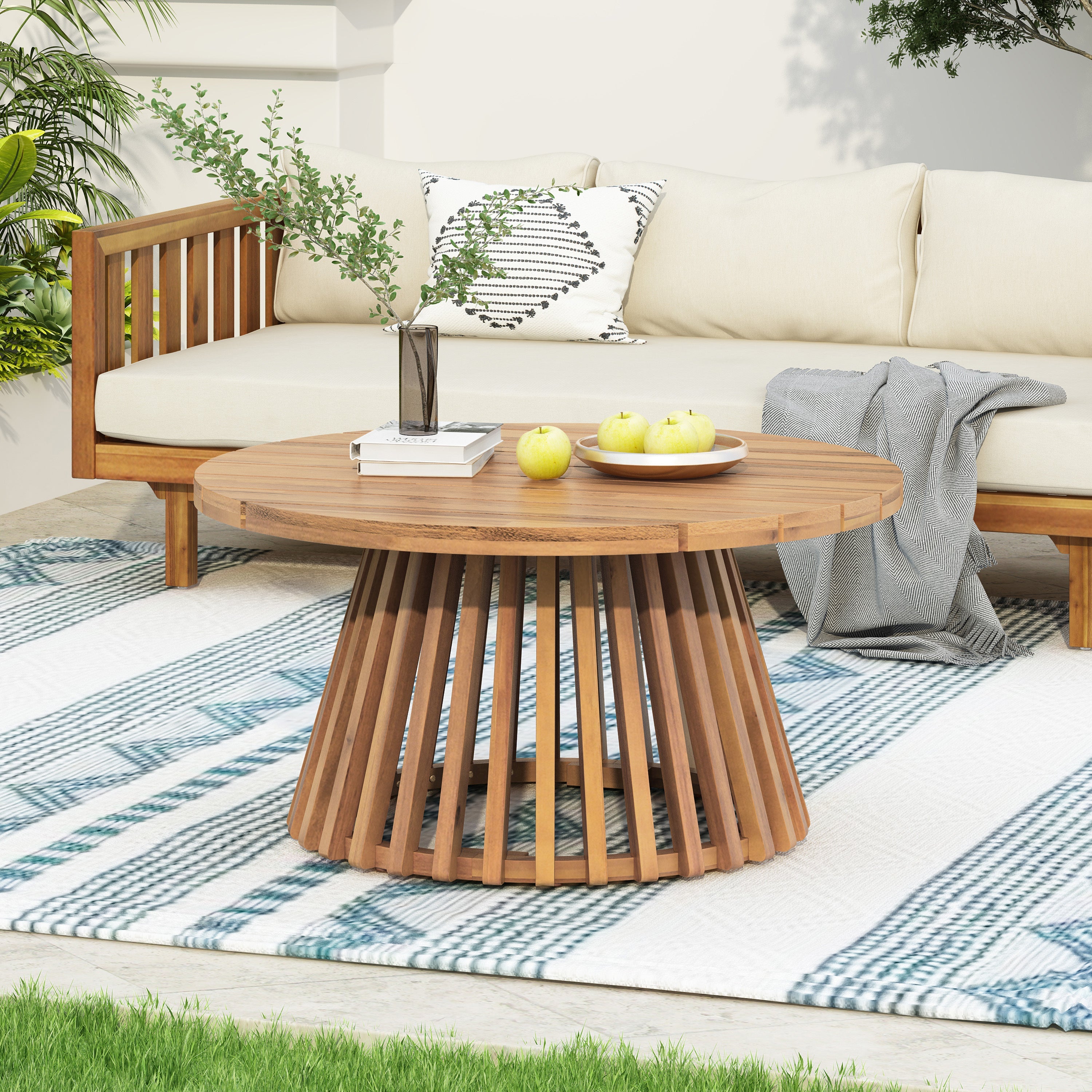 Coffee Outdoor Coffee Table Acacia Wood
