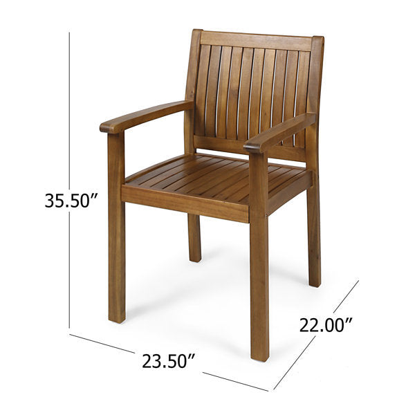 Outdoor Dining Set Acacia Wood - Teak