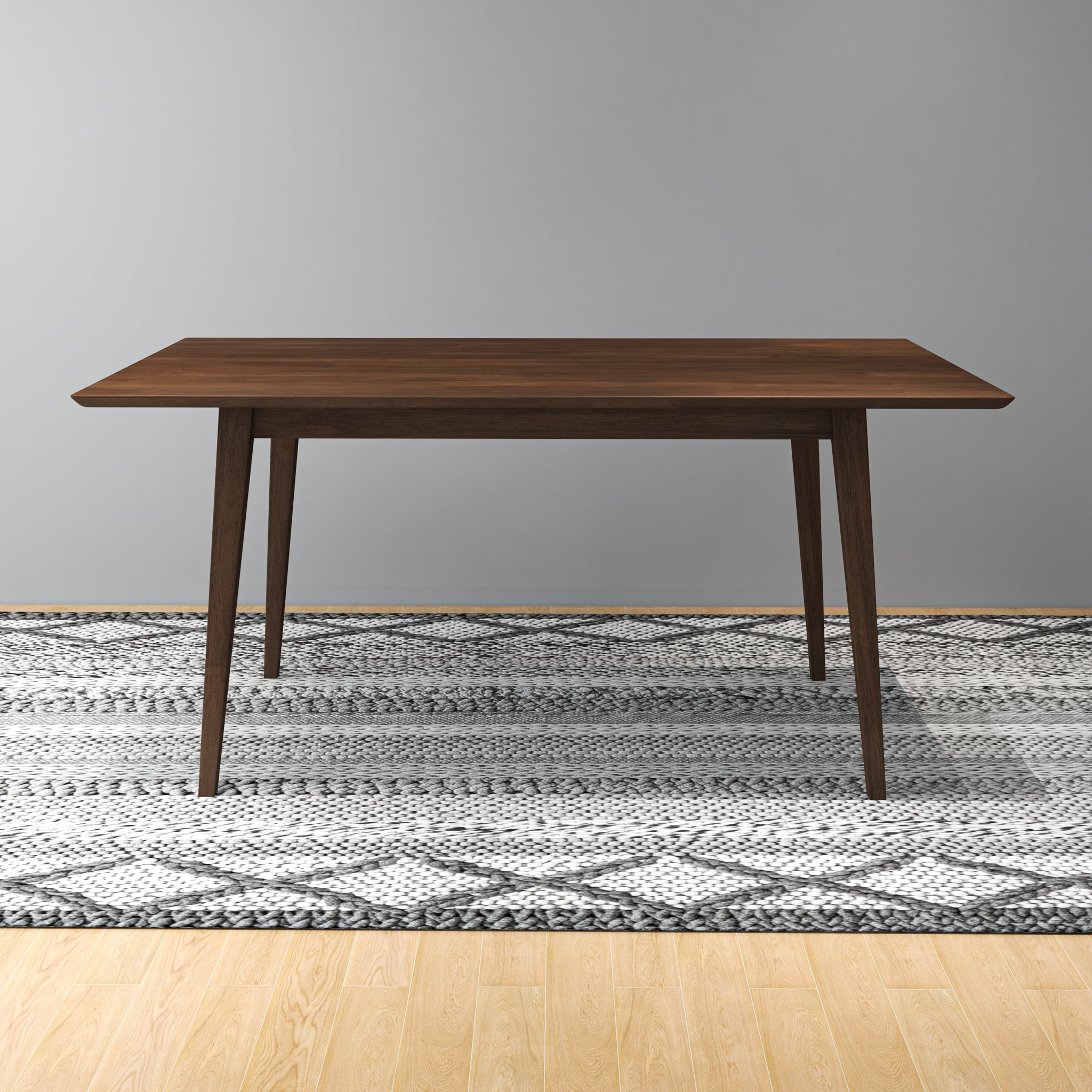 Adira Solid Wood Walnut Large Dining Table