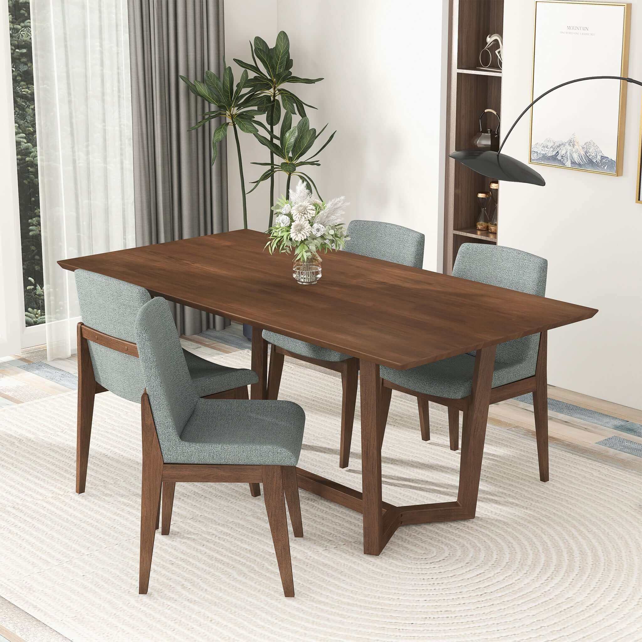 Columbus Walnut Dining Table