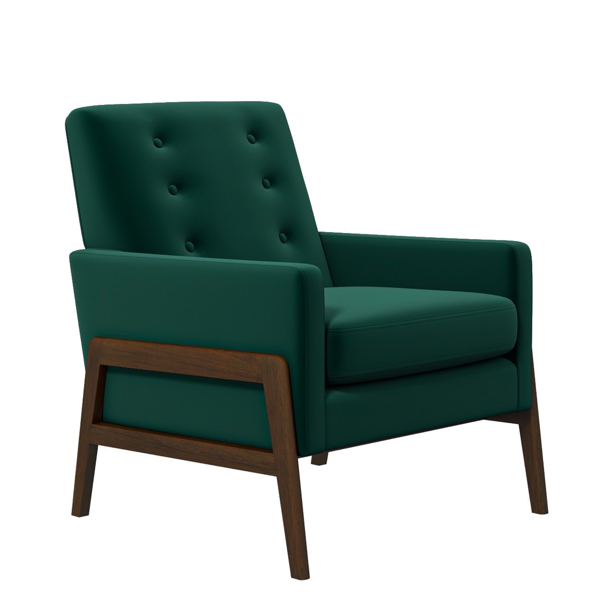 Stella Emerald Green Velvet Lounge Chair