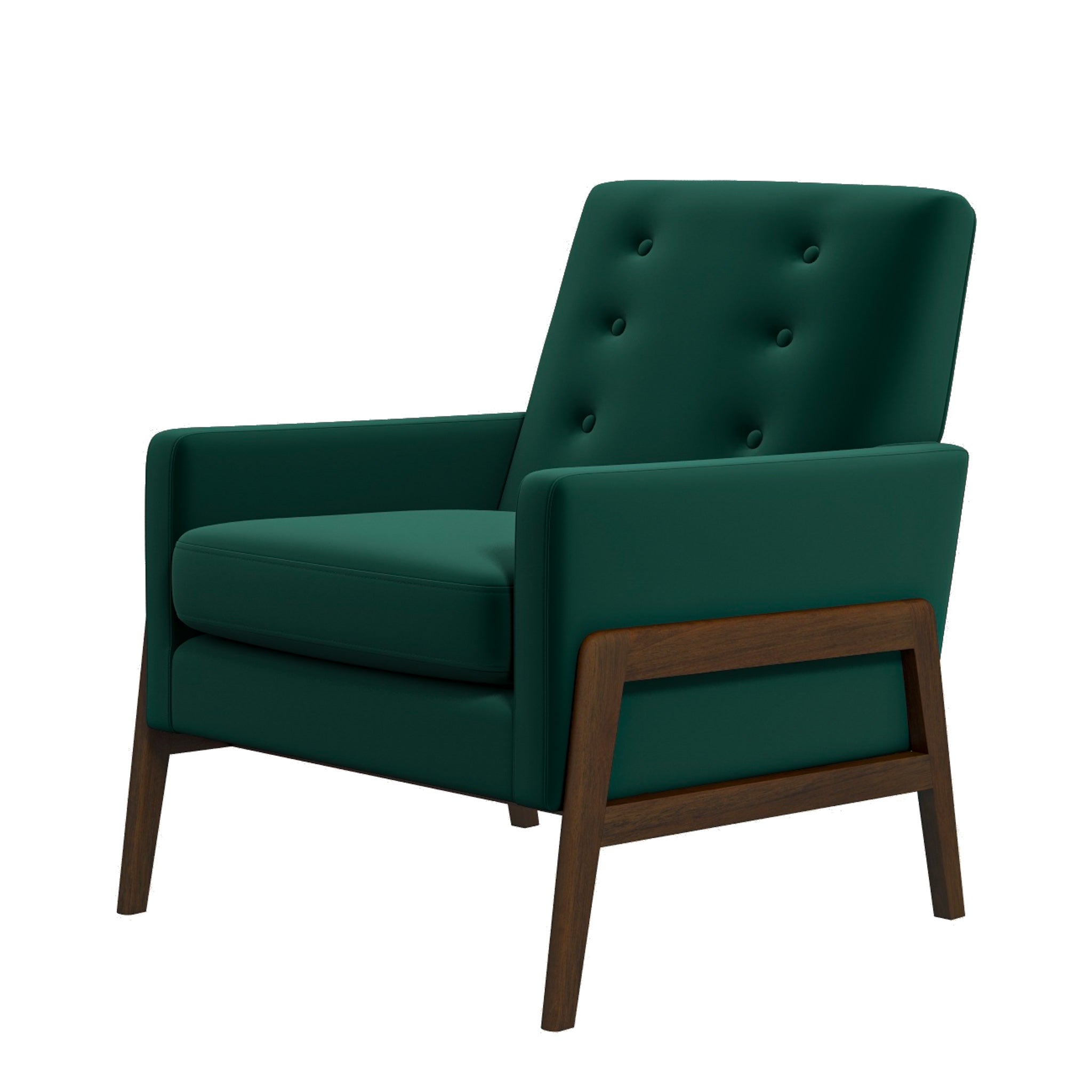 Stella Emerald Green Velvet Lounge Chair