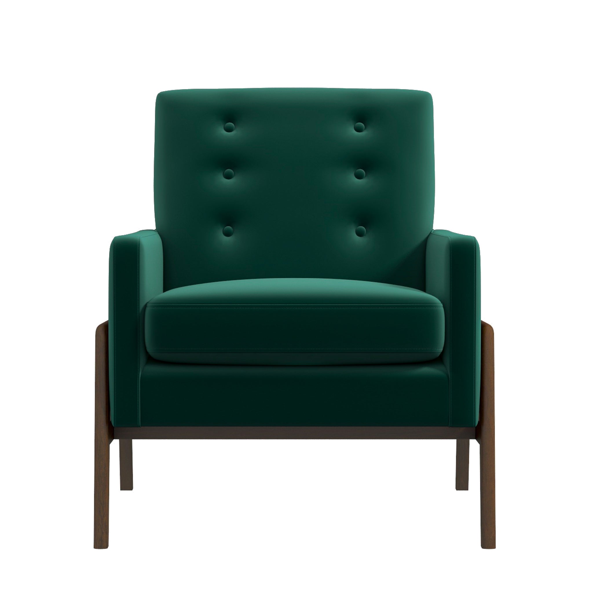 Stella Emerald Green Velvet Lounge Chair