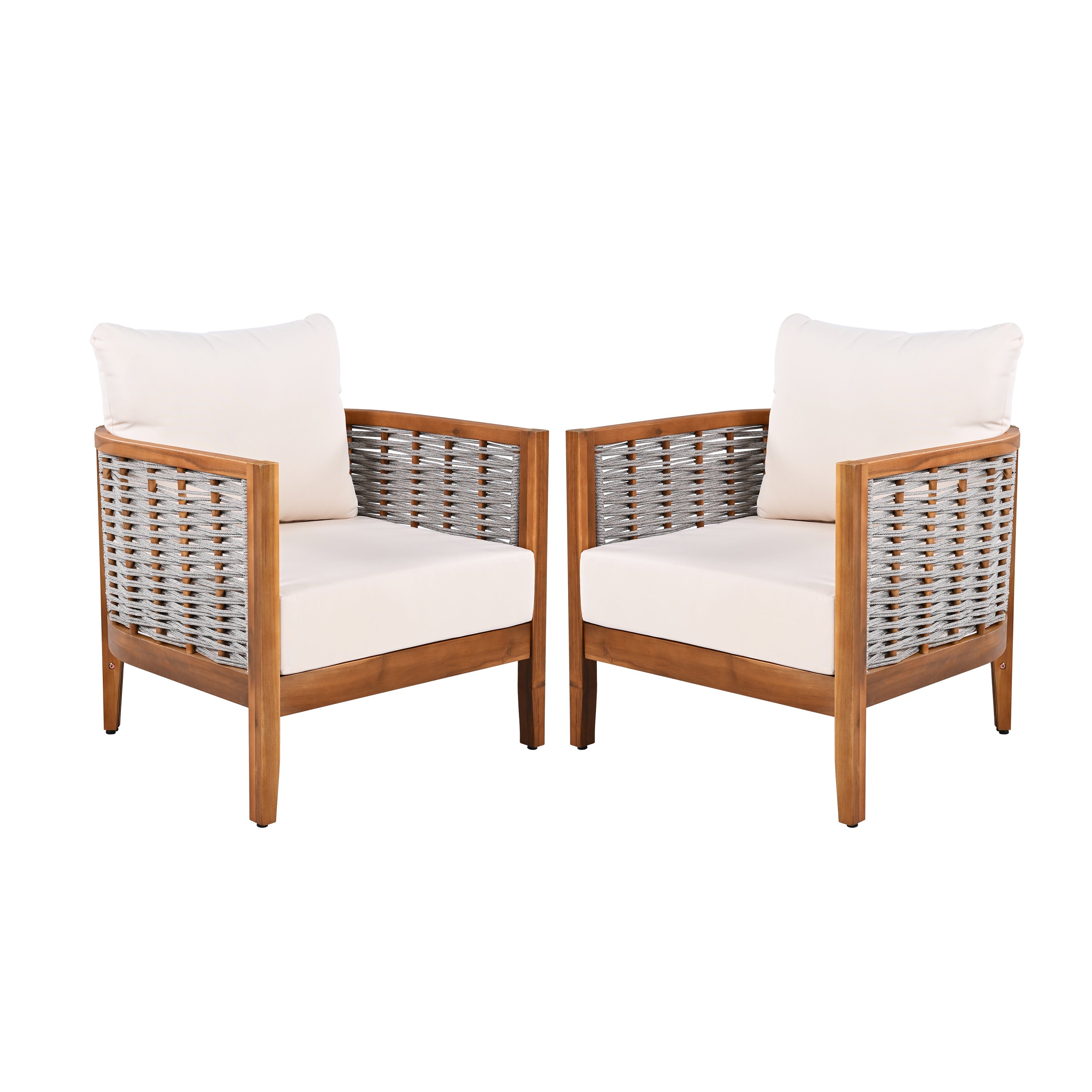 Unique Outdoor Furniture Cushioned Seating - Teak