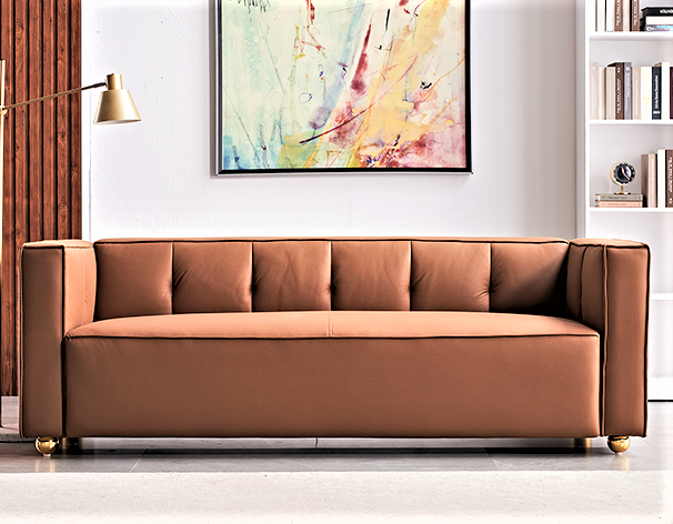 Dover 3-Seater Sofa with Tufted Low Back Design