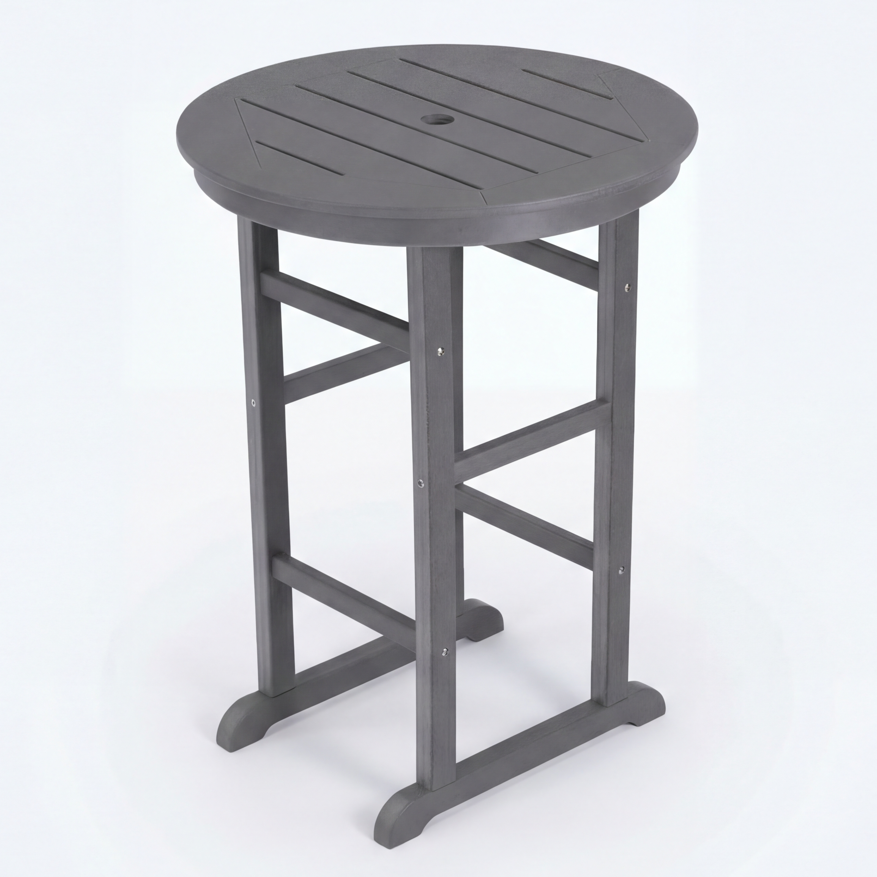 Hdpe Outdoor Bistro Set HDPE Frame - Gray
