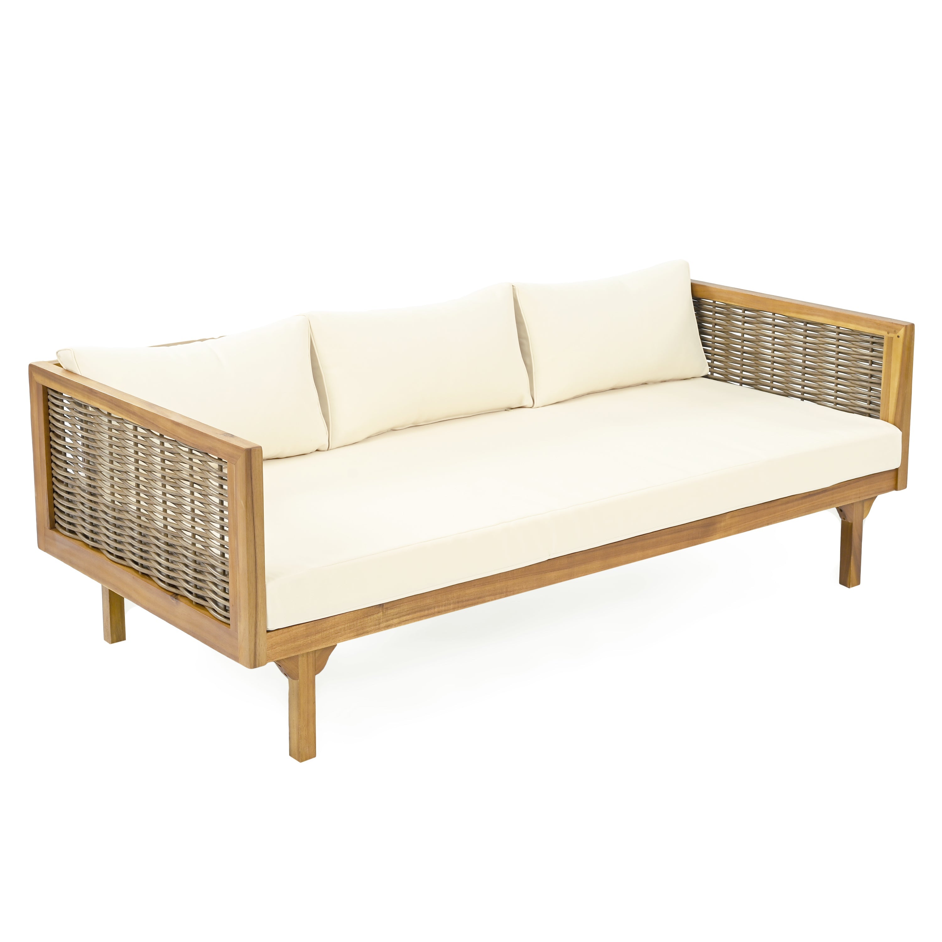 Outdoor Sectional Set Rattan Frame
