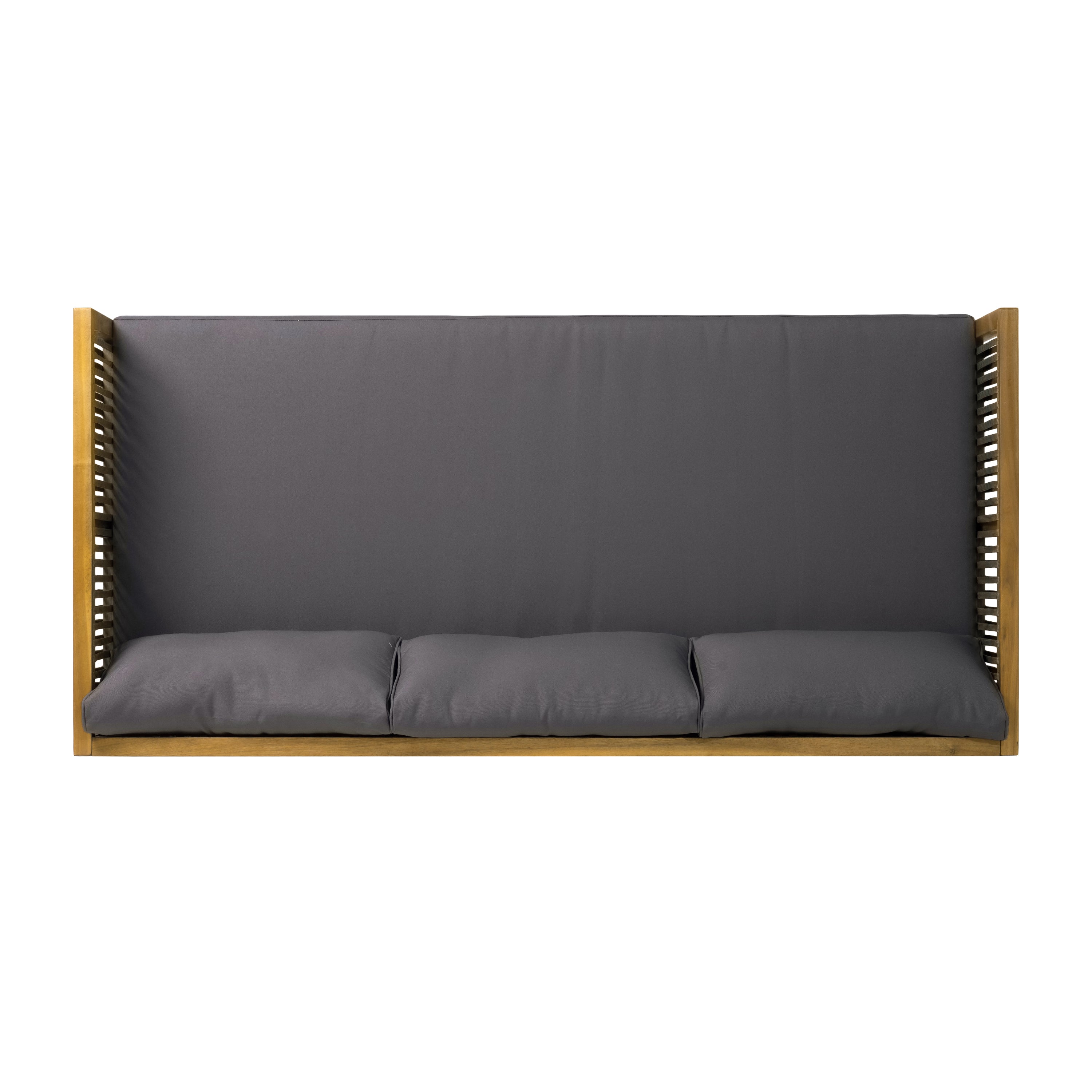 Outdoor Coffee Table Water-Resistant Cushions - Teak