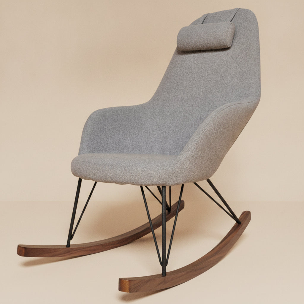 Ingrid Original Gray Performance Fabric Rocking Chair